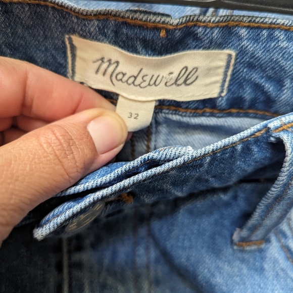 Madewell Rigid denim mini skirt in Lakeline wash size 32 - Picture 3 of 4